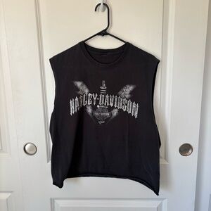 Harley Davidson Cropped Tank Top